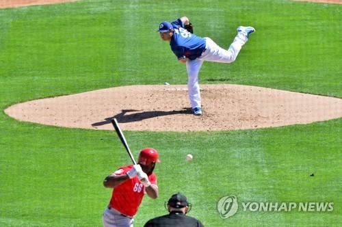 푸이그 상대하는 류현진