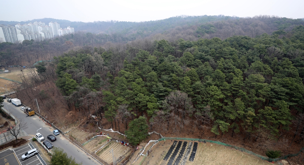 민간공원 개발이 추진된 청주 구룡공원