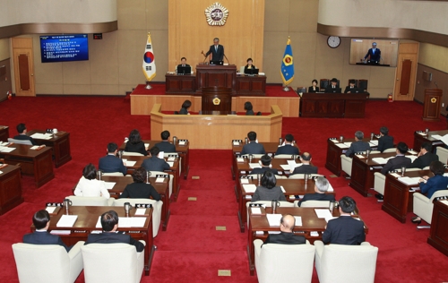 충북도의회 본회의장