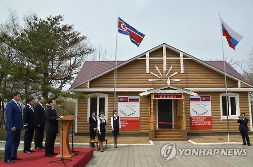 (교도=연합뉴스) 북한과 인접한 러시아 연해주 하산 지역에 있는 '김일성의 집'.