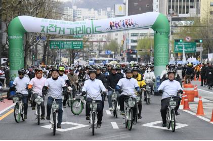 2018 종로자전거 전용차로 개통 기념 퍼레이드