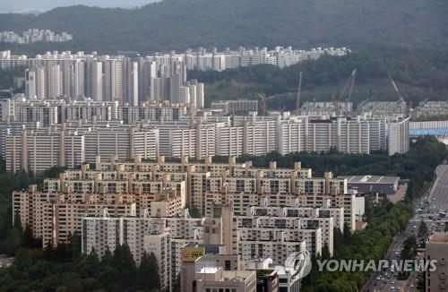 서울 강남구 아파트 단지 일대