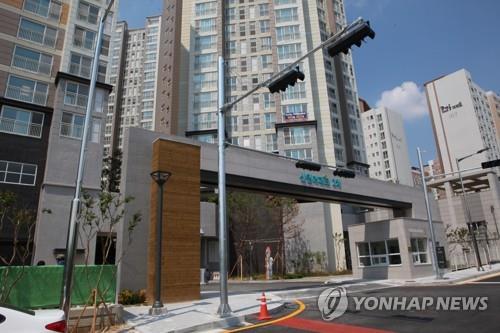 입주 앞둔 아파트단지
