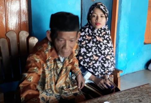 인도네시아 83세 남성, 27세 여성과 결혼