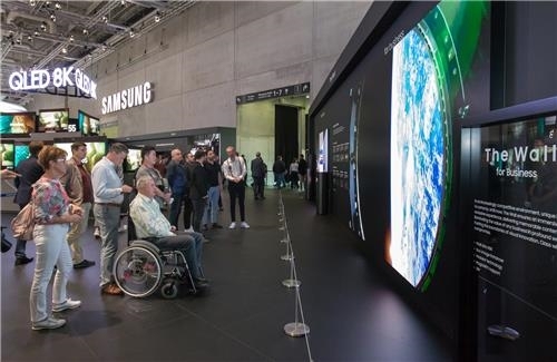  독일 'IFA 2019'에 전시된 삼성전자 '더 월(The Wall) 프로페셔널'