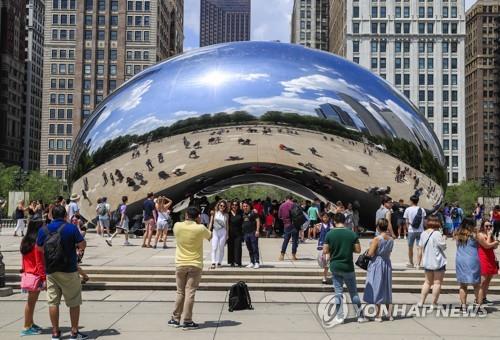 미국 시카고 밀레니엄파크의 '구름문'