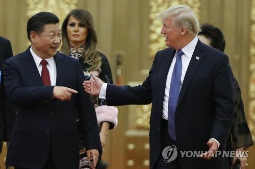 도널드 트럼프(오른쪽) 미 대통령과 시진핑 중국 국가주석 