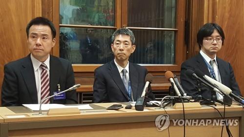 WTO 2차 양자협의 브리핑하는 일본 대표