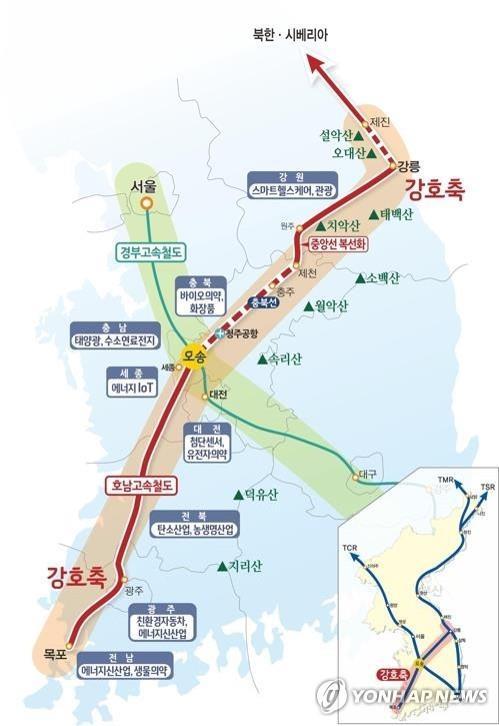 강호축 개획도