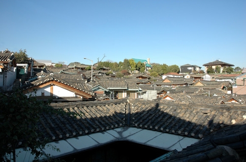 서울 가회동의 북촌한옥마을