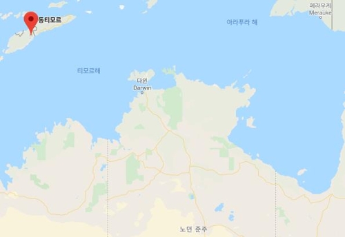 동티모르와 호주 북부 다윈