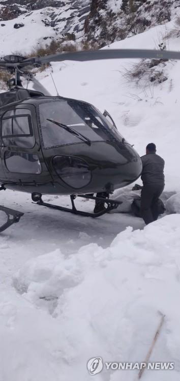 안나푸르나 수색…특수부대원 헬기로 투입
