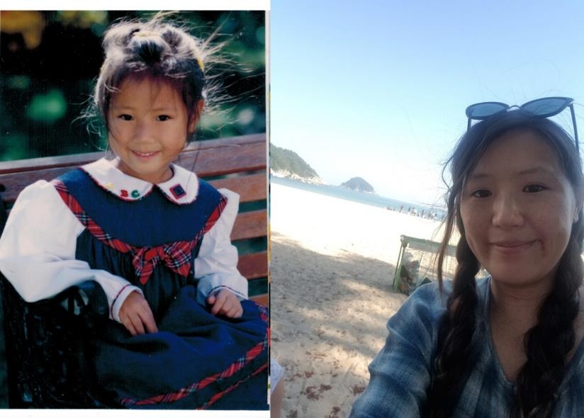 영 지아시(엄나영) 씨 어릴적과 현재 모습