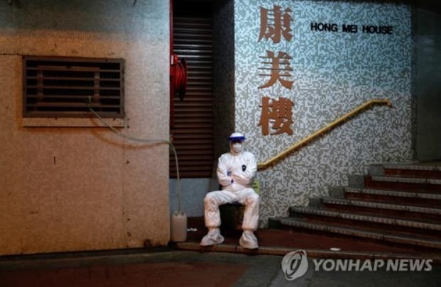'에어로졸 감염' 가능성이 제시된 홍콩 캉메이 아파트