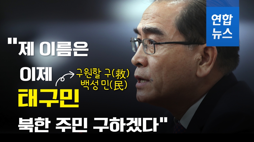 [영상] 태영호, 가명 '태구민'으로 총선 출마하는 이유? - 2