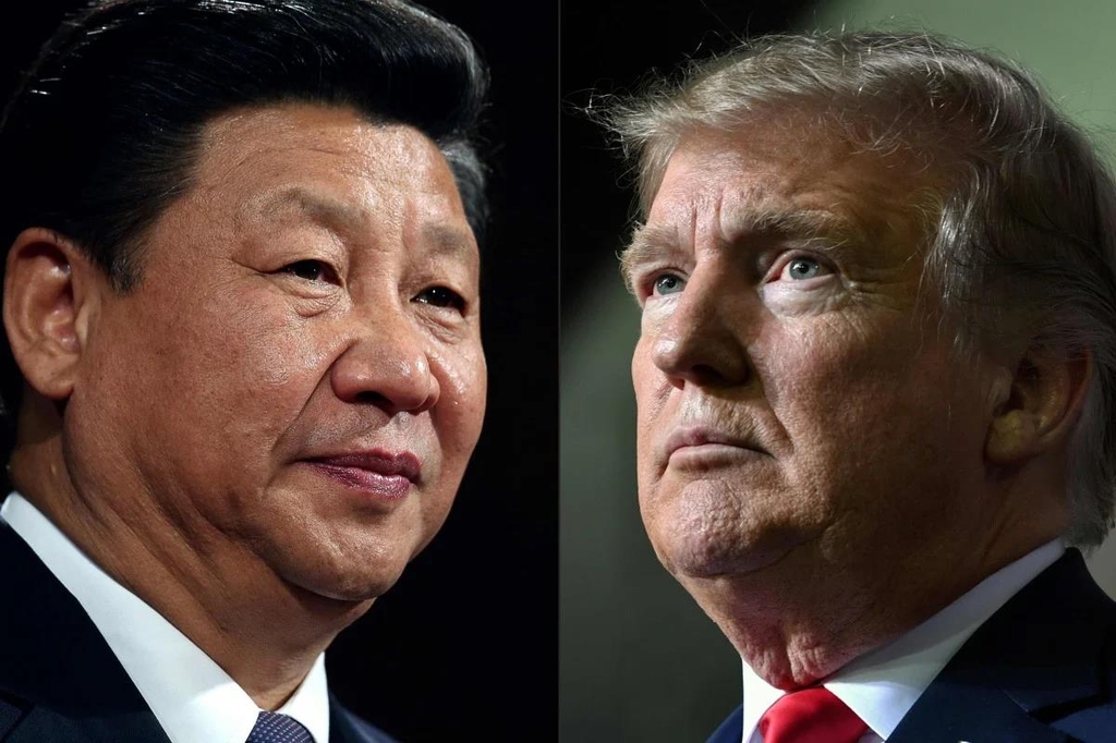도널드 트럼프 미국 대통령(오른쪽)과 시진핑 중국 국가주석(왼쪽)
