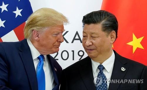 2019년 6월 G20 정상회담에서 만난 트럼프 대통령과 시진핑 주석 