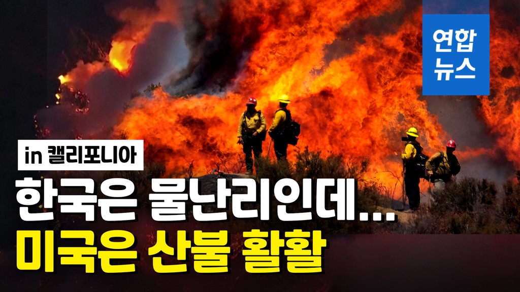 [영상] 한국은 물난리인데…미국은 산불 활활 - 2