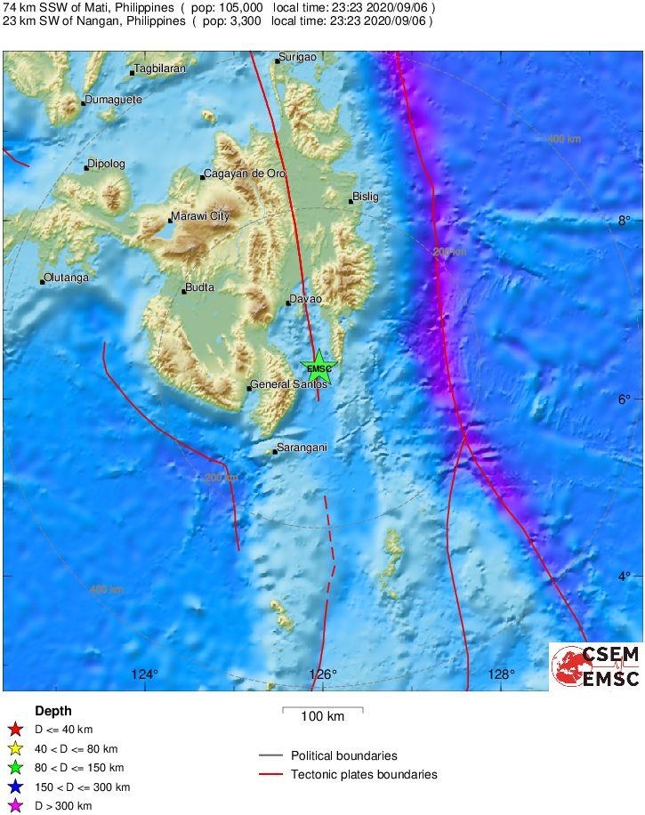 필리핀 남부 해상서 규모 6.3 지진