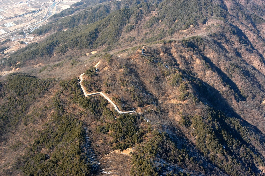 거창 거열산성 전경
