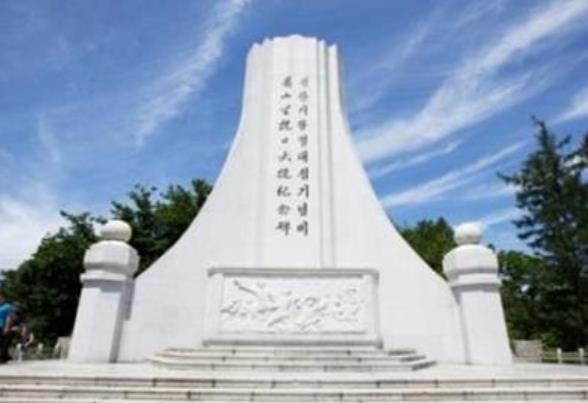 중국 지린(吉林)성 허룽(和龍)시에 있는 청산리 항일대첩 기념비. [독립기념관 제공. 재판매 및 DB 금지]