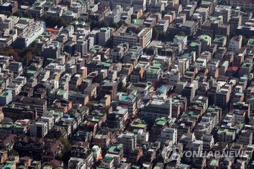 서울 송파구 일대 다세대 주택 등 건물들