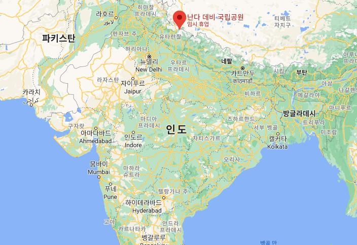 인도 북부 난다데비 국립공원