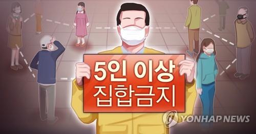 5인 이상 집합금지