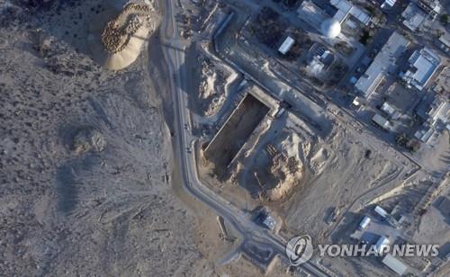대규모 공사가 진행되는 이스라엘 핵시설 위성 영상.
