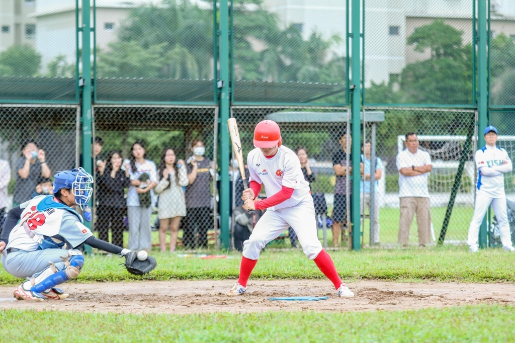 작년에 개최된 하노이 한국국제학교-야구 클럽 연합팀 친선경기