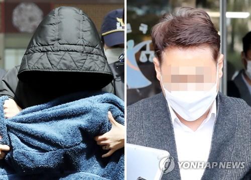 인천 을왕리 음주운전 차량 운전자(왼쪽)와 동승자
