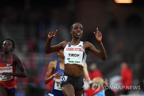 아그네스 제벳 티롭 5,000m 우승