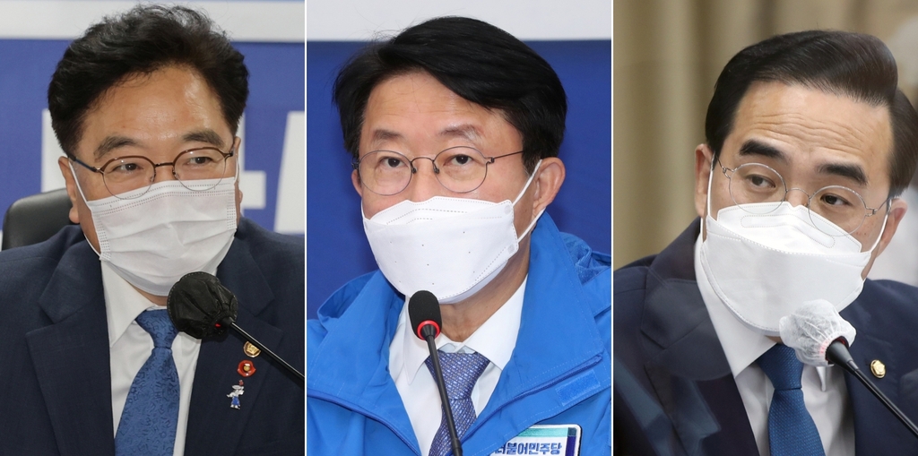 민주 선대위 우원식·조정식·박홍근 3인방 사퇴…"현장 가겠다"