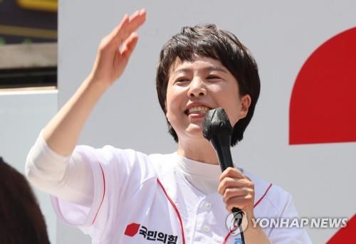 지지호소하는 김은혜 후보
