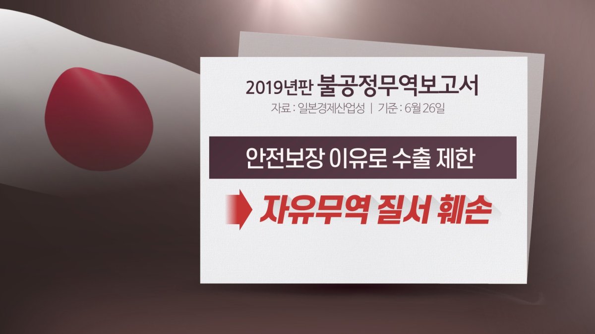 일본의 모순…"안보상 수출 제한은 무역질서 훼손"