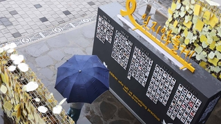 Se celebra un acto para conmemorar a las víctimas en el 10º aniversario del hundimiento del Sewol