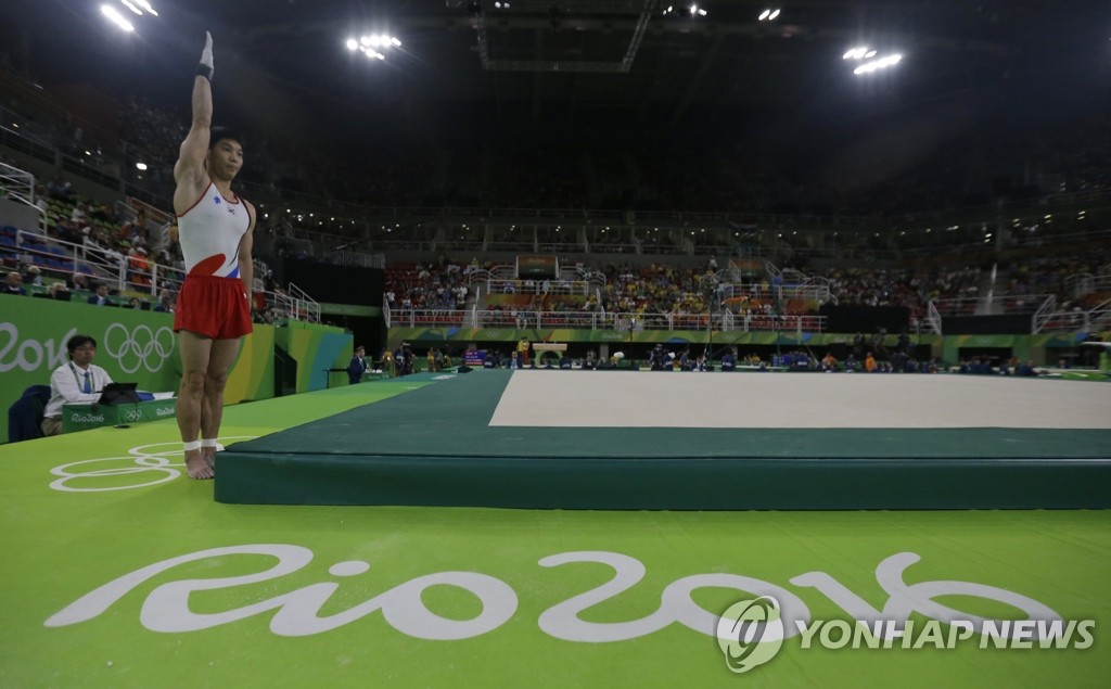 남자 기계체조 이상욱 (AP=연합뉴스)