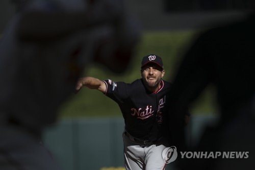 워싱턴 에이스 셔저의 노히트 역투