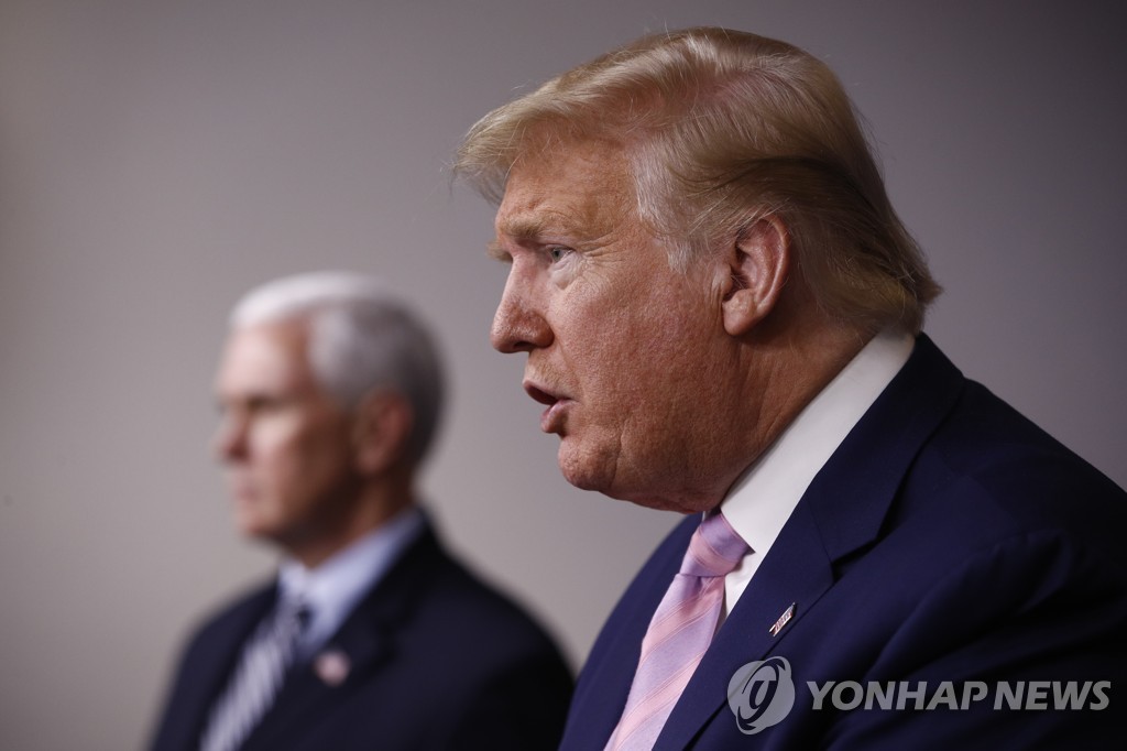 Virus Outbreak Trump
