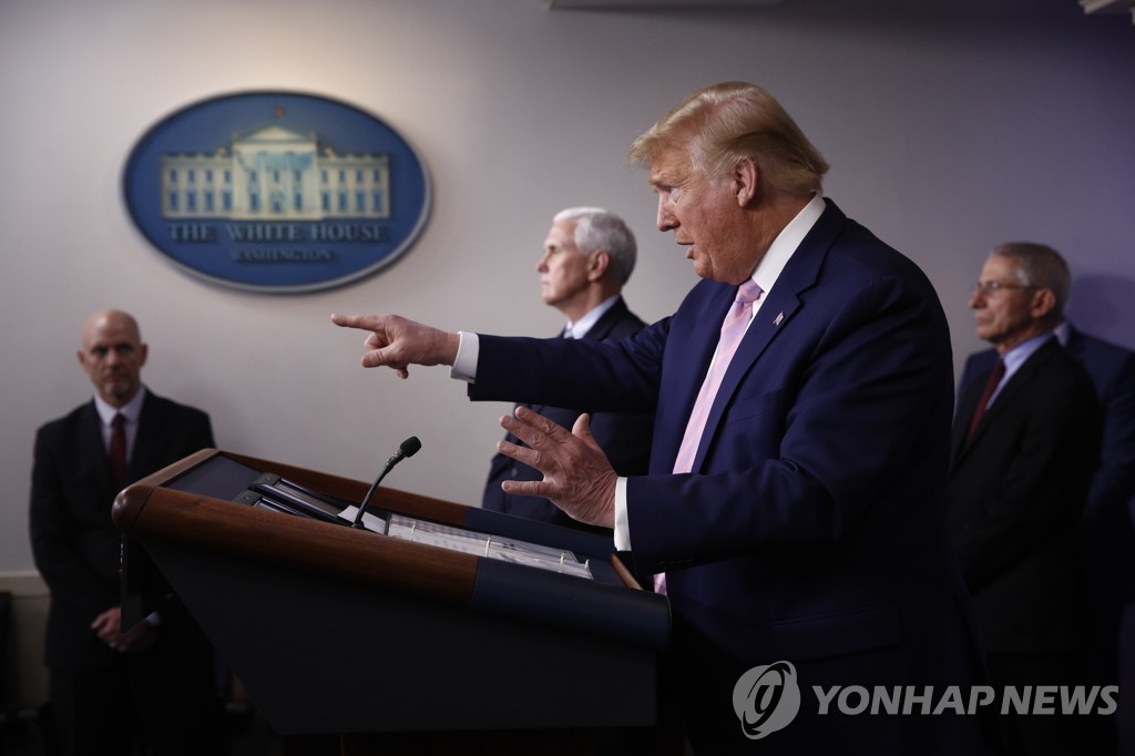 Virus Outbreak Trump