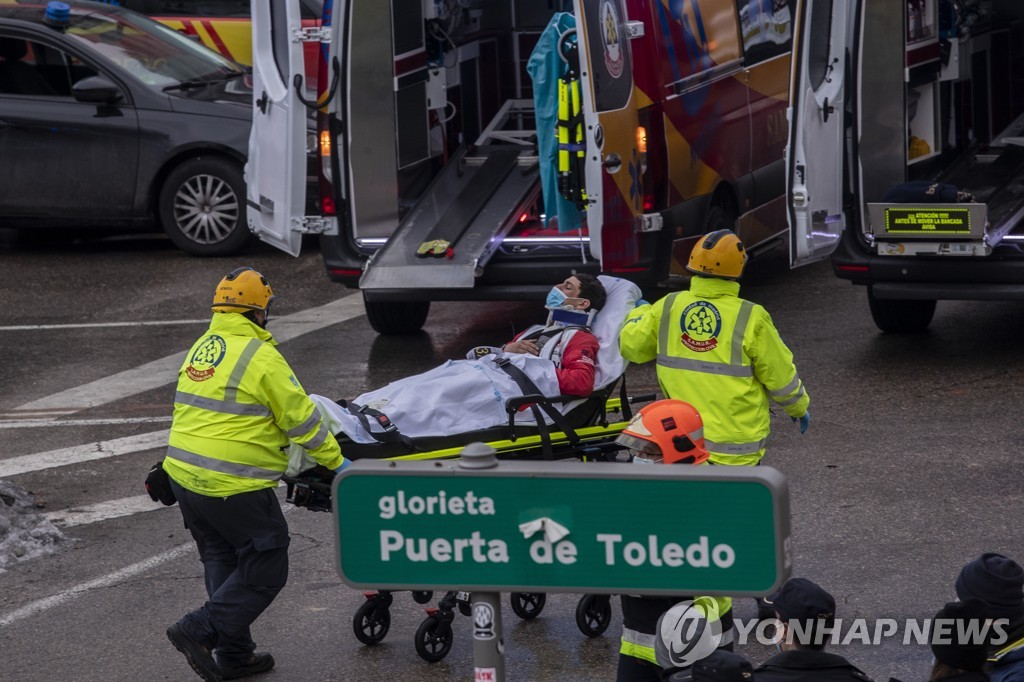 Spain Madrid Explosion
