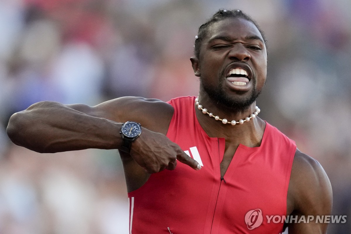 라일스, 미국 육상 대표 선발전 100ｍ 우승