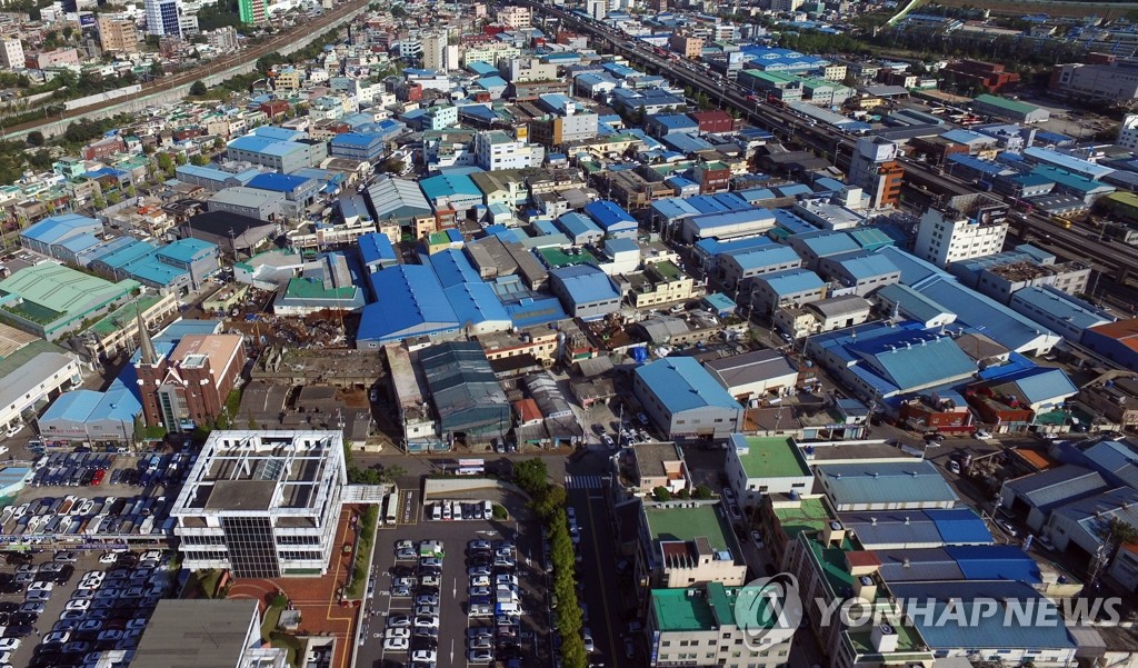 부산 사상공단 전경