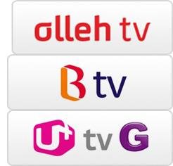 올레TV, BTV, U플러스 TVG