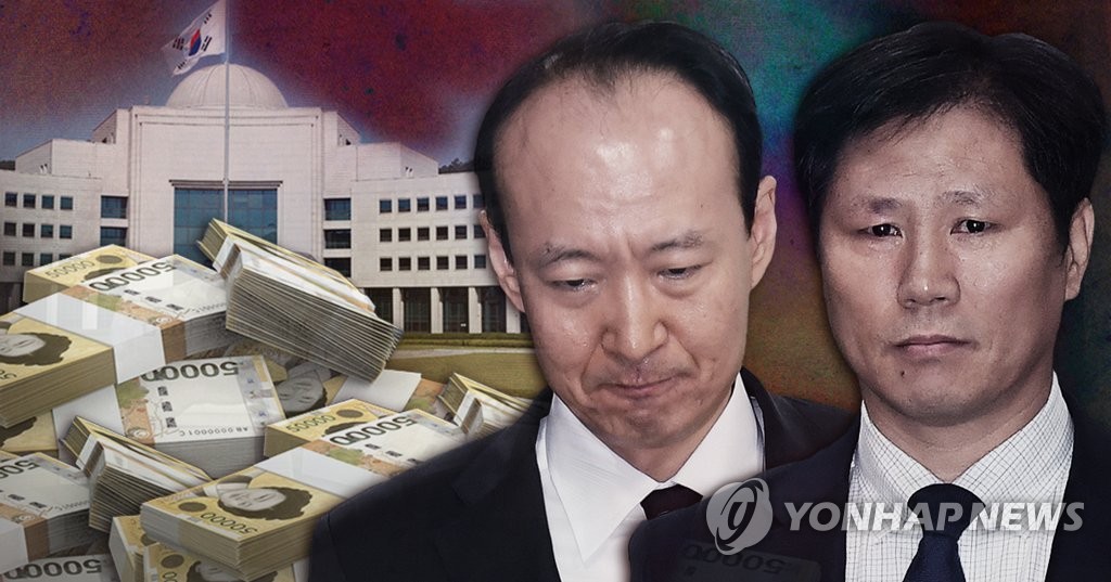 안봉근·이재만, 국정원 특수활동비 수뢰 혐의 체포 (PG)