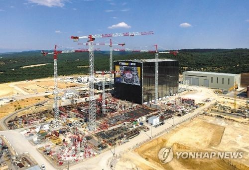 프랑스 카다라쉬 국제핵융합실험로(ITER) 건설 현장