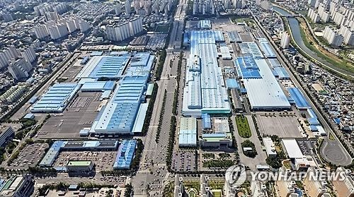기아차 광주공장 전경