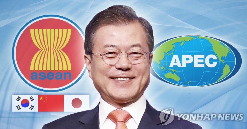 문재인 대통령 ASEAN+3·APEC 참석 (PG)