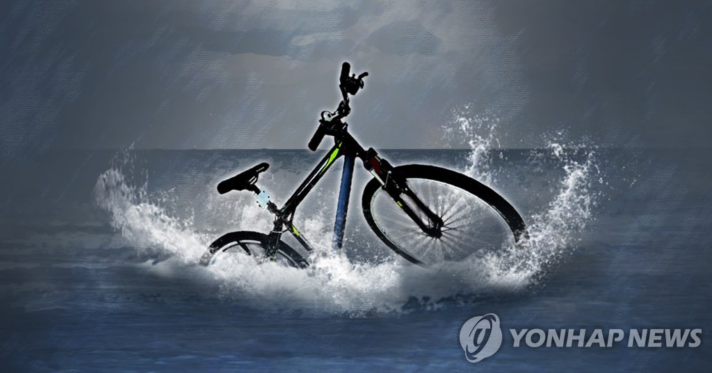 자전거 바다ㆍ저수지ㆍ강물 추락 사고(PG)