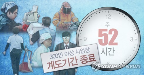 주 52시간제 계도기간 종료 (PG)